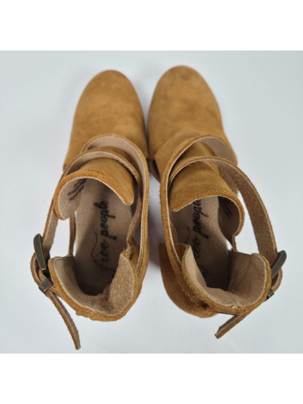Free People Cedar Clog Women's Taupe Chunky Platform Heels US Size 9 EU 39 - Picture 5 of 10